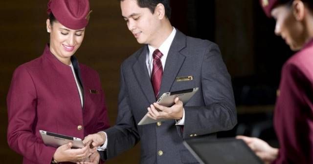 Qatar Airways Cabin Crew recruitment photos for Filipino candidates