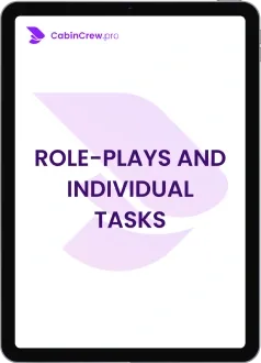 individual tasks and recruitment role plays for cabin crew recruitment candidates. How to become a flight attendant? Go through all CabinCrew.pro tasks and pass airline recruitment - flight attendant job cabin crew assessment center emirates open day